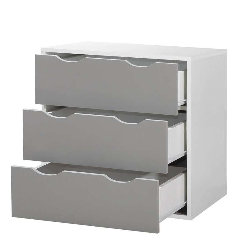 Saguaro Piece Bedroom Set, White/Grey