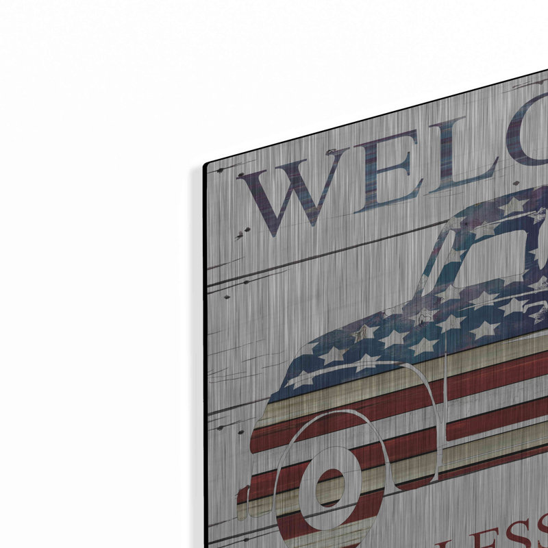 «Welcome Patriotic Truck» par Cindy Jacobs, H 12 po x l 16 po