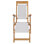 Narmada Outdoor Teak Chaise Lounge