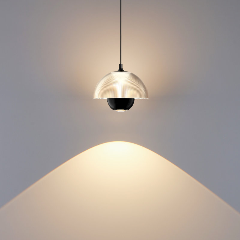SELENE 8" Adjustable Pendant Light, Hand Sensor & Gesture Control LED Hanging Light, 2700K-5000K Color Temp, 10W Modern Nordic Flowerpot Fixture for Kitchen Island, Dining Room, Bedroom