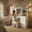 Ensemble de coiffeuse avec tabouret et miroir-1307768465