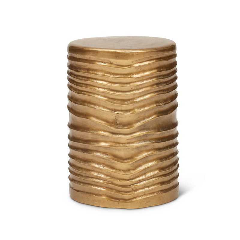 Tara Garden Stool, Antique Brass