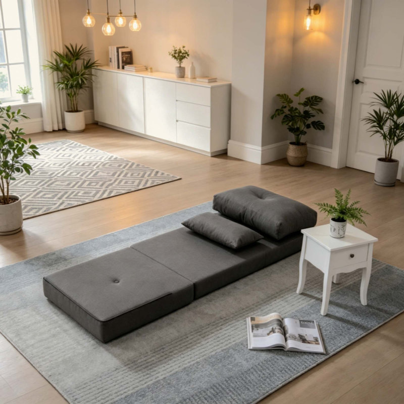 Canapé à plancher souple, chaise longue, canapé-lit convertible, fauteuil d'appoint