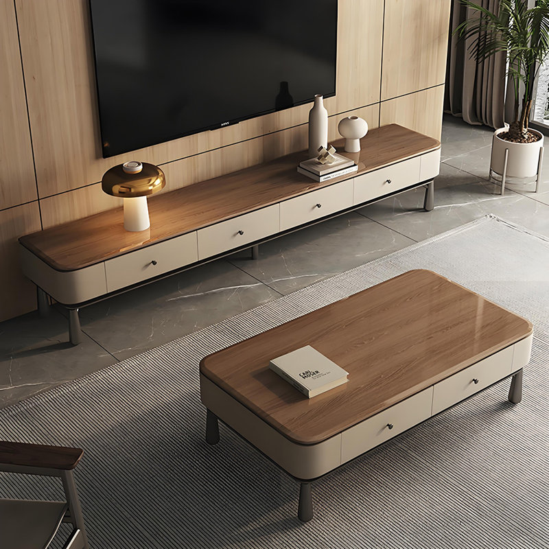 Combinaison table basse et meuble télé