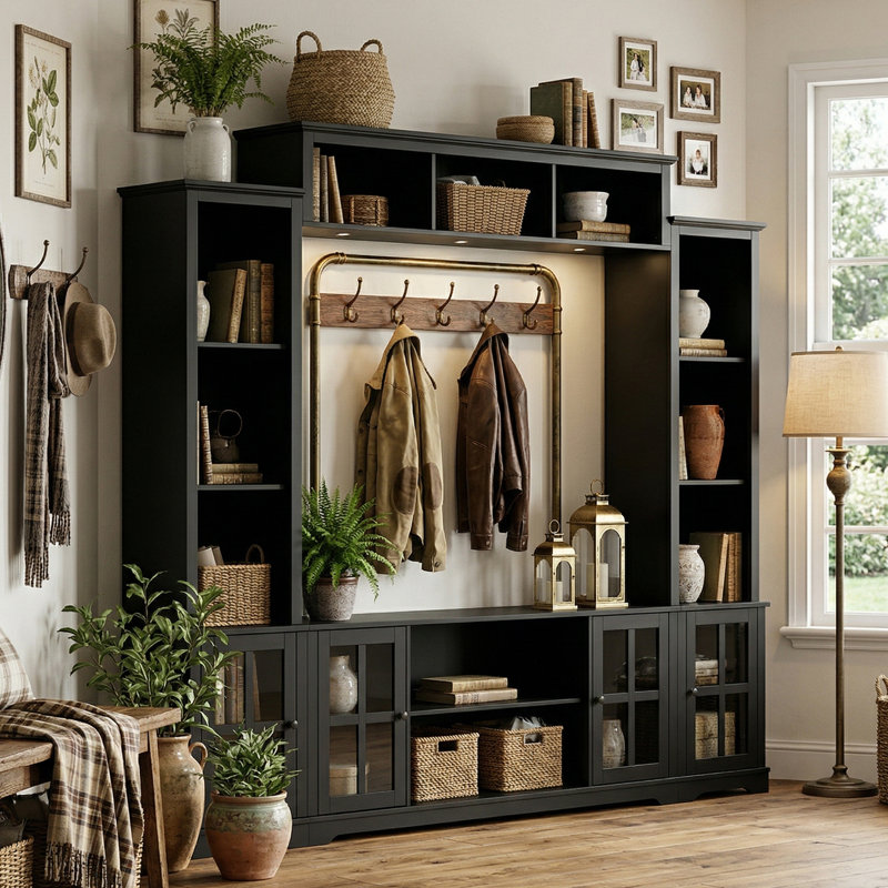 Portemanteau Starlin, Noir