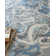 Rectangle Gianni Abstract Hand Loomed Wool/Bamboo Slat/Seagrass Area Rug in Blues/Silver/Ivory