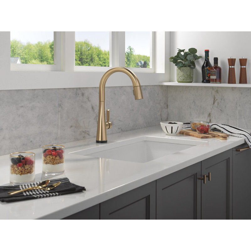 Monrovia Touchless Bar Faucet with Touch Technology, Lumicoat  Champagne Bronze