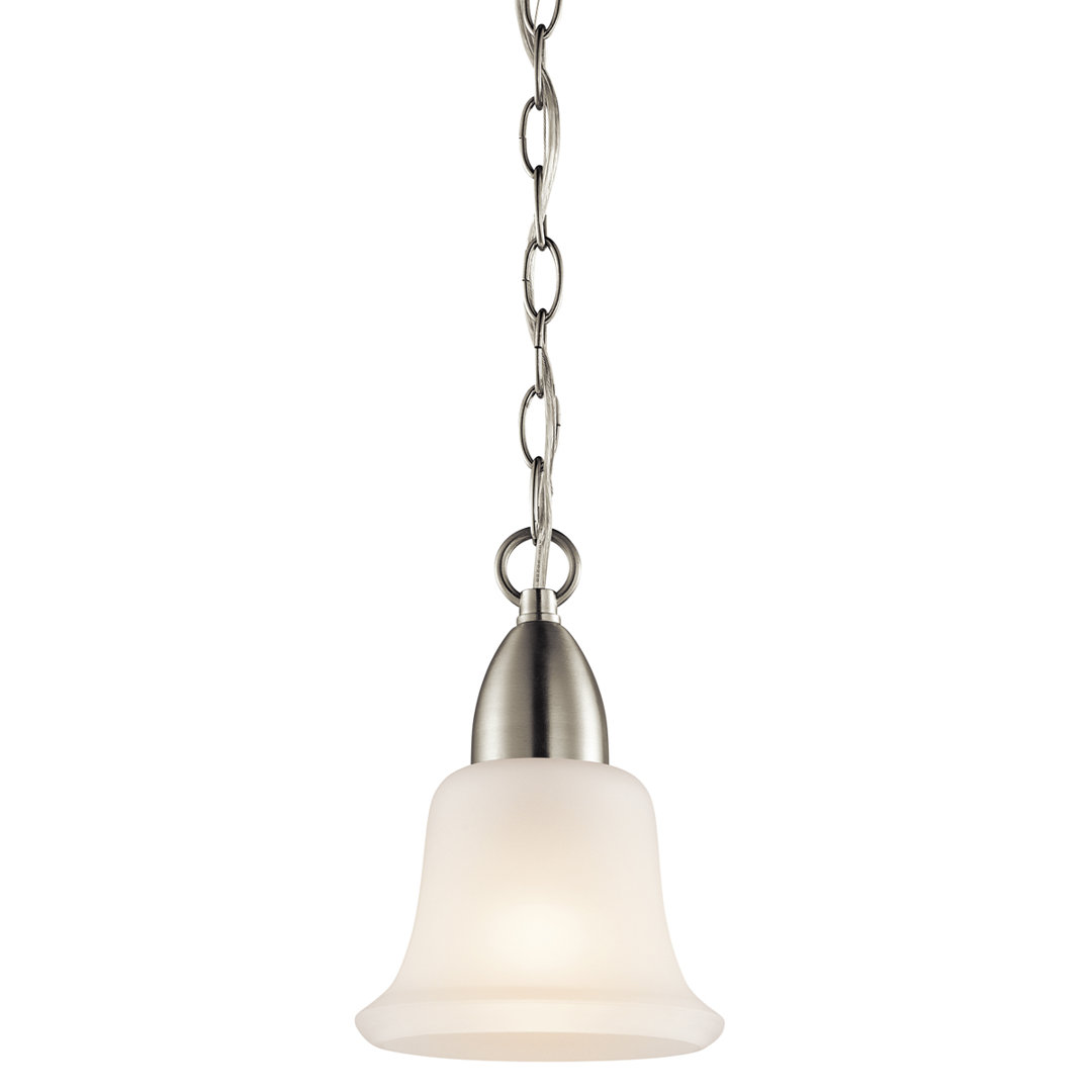 Ledbetter 1 - Light Single Bell Pendant Red Barrel Studio® 