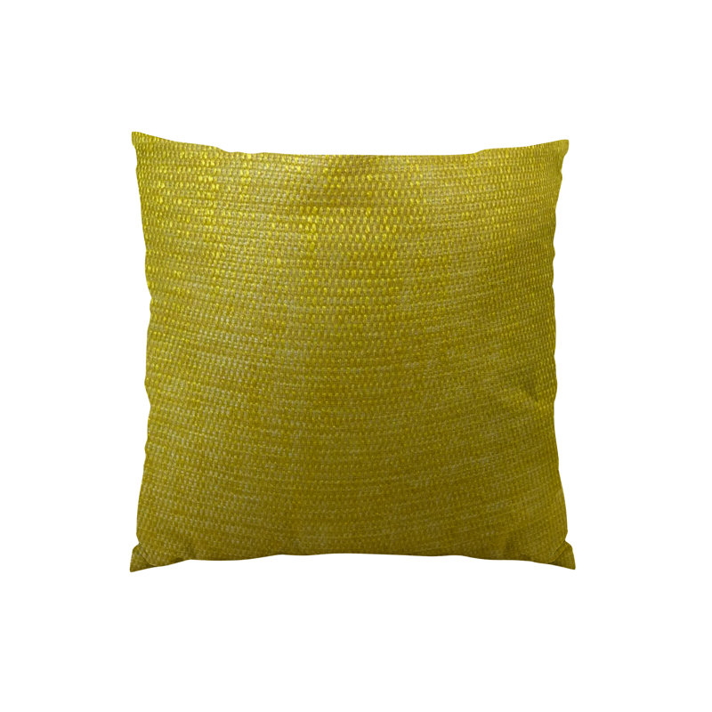Lemon Curry Reversible Throw Pillow, 12" H x 20" W