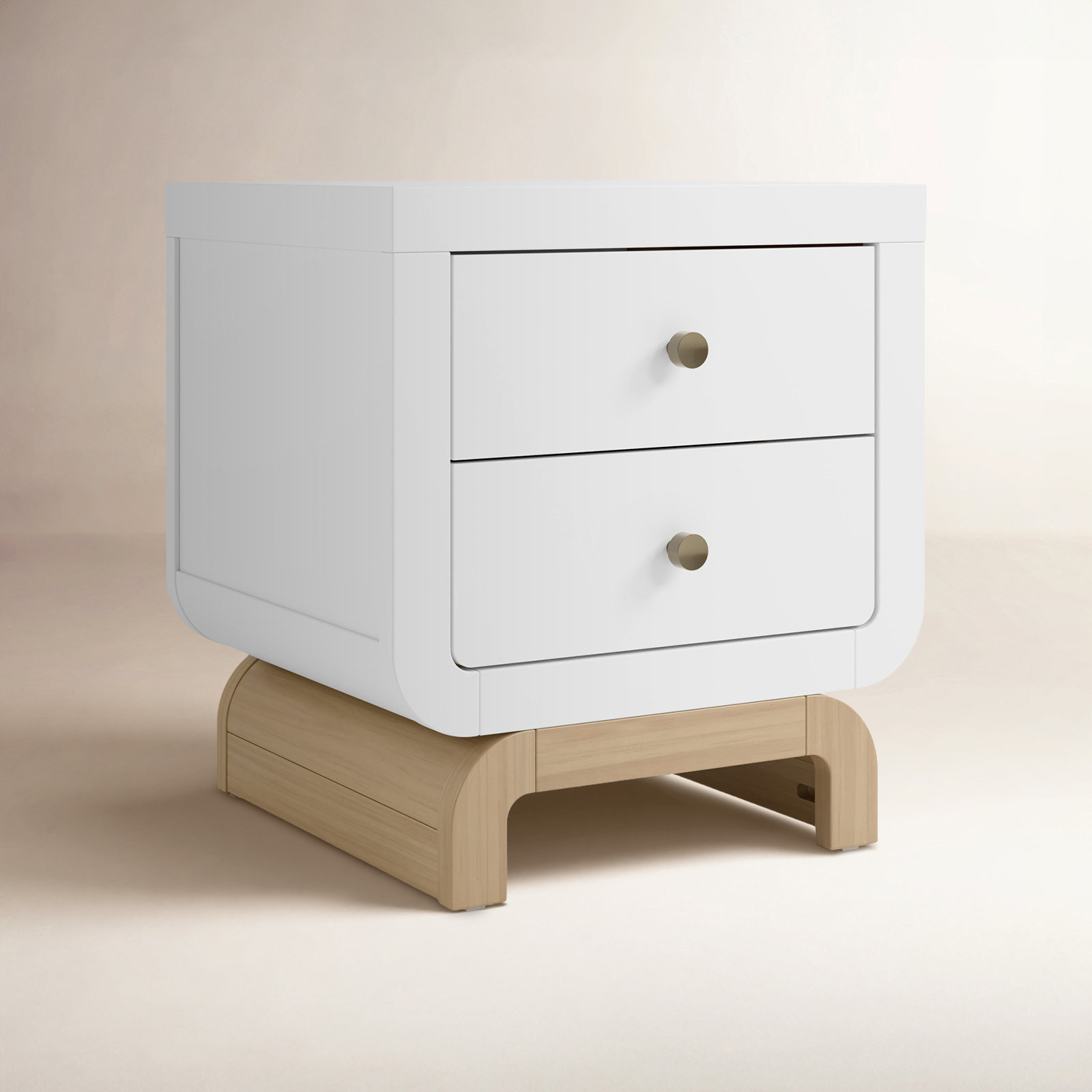Santorini Nightstand, White