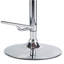 Marana - Tabouret de bar pivotant réglable en bois courbé - Gris pierre