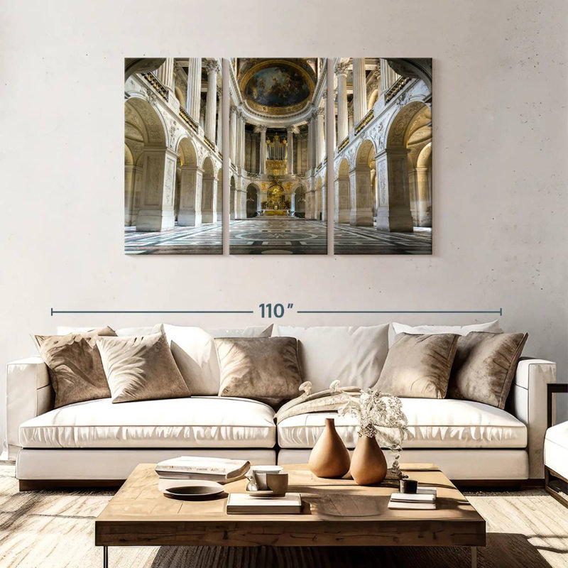 Versailles Interior, 48" H x 74" W