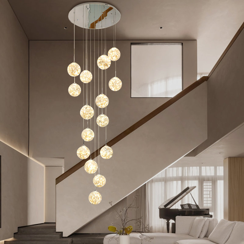 Frica 15 - Light Cluster Pendant, Clear