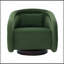Fauteuil d'appoint pivotant avec assise rembourrée-131260953