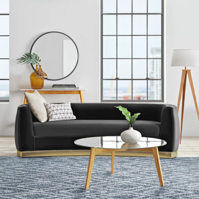 Breccan 91.5 " Velvet Sofa