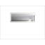 96 po X P 36 po Miroir de salle de bain simple H sans cadre à DEL en cristal poli