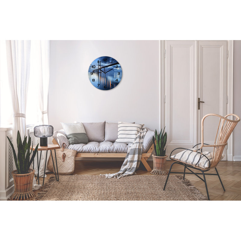 Jordan-Junior Glass Wall Clock