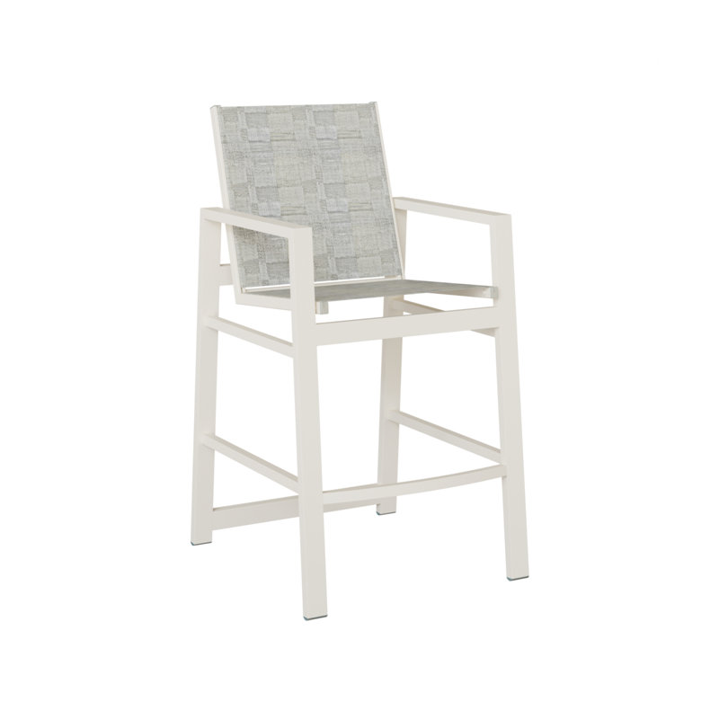 Chaise berçante Berlin Gardens Vida, Blanc mat, Solido Luxe