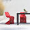 Chaise d'appoint de patio empilable Spector