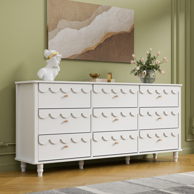 Commode à 9 tiroirs l 63,1 po