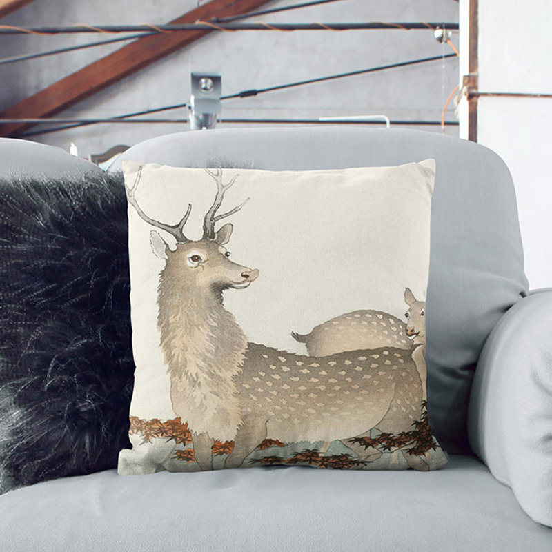 Square Throw Cushion, 40cm H x 40cm W x 15cm D