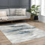 Tapis danois à motif abstrait bleu / danois-455444281