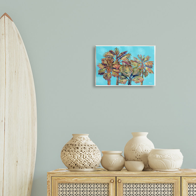  «Bondi Beach Palms» par Paul Brent, H 10 po x l 15 po
