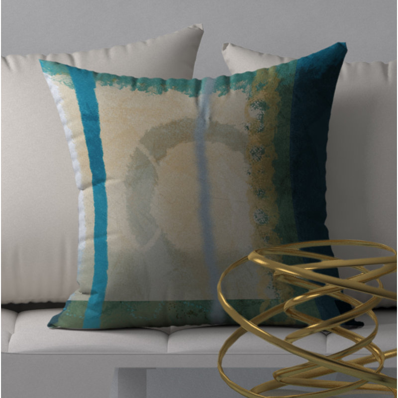 Housse de coussin décorative carrée fragrance Tingle, 18 po x 18 po