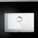 LACAVA Cube 12.25'' White Porcelain Rectangular Bathroom Sink with Overflow