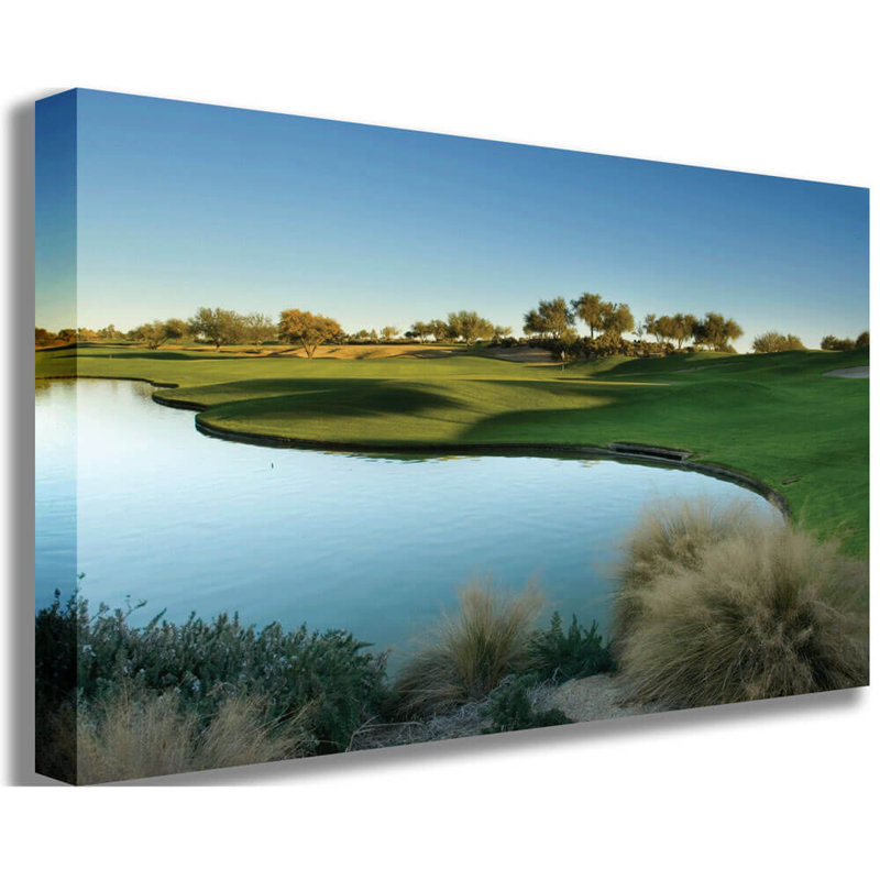 Arizona Golf Course, reproduction sur toile, H 8 po x l 12 po x P 1,5 po