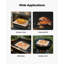 Pierre à pizza rectangulaire 51 x 36 x 1,7 cm, en cordiérite résistante à la chaleur jusqu'à 800 °C, extra large, avec racloir, idéale pour le barbecue, la cuisson du pain et des pizzas, et conçue pour le four.-119262902