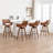 Modern Faux Leather Upholstered Swivel Stools-46686337-46686397