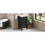 Armoire de salle de bain de style français 18 po avec rangement, solution pour petit espace avec lavabo en céramique, tablette réglable, charnières à fermeture en douceur-601378149