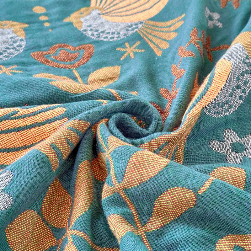 Cotton Blanket - Yarn Dyed Jacquard Tassels, Twin