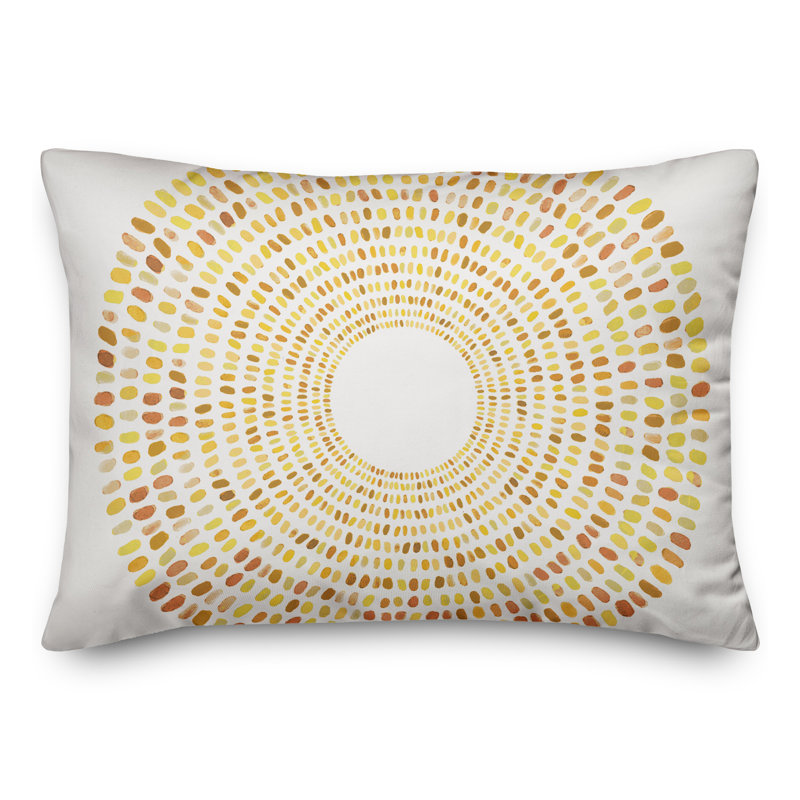Outdoor Rectangular Pillow Cover & Insert, Yellow