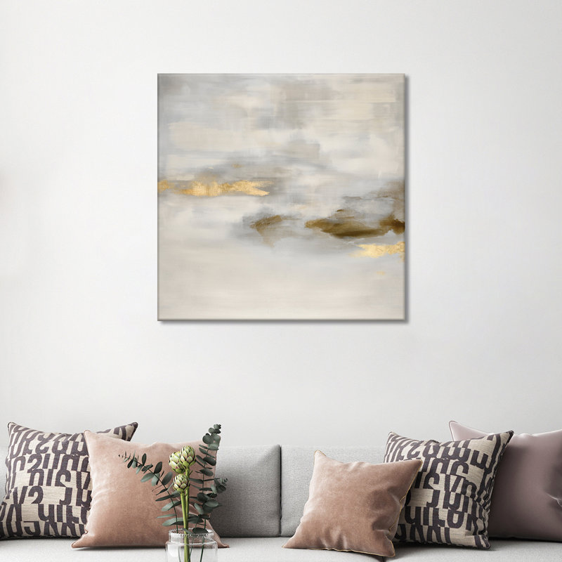 Ethereal With Brown by Rachel Springer - Wrapped Canvas Print, 93.98 cm H x 93.98 cm W x 3.175 cm D