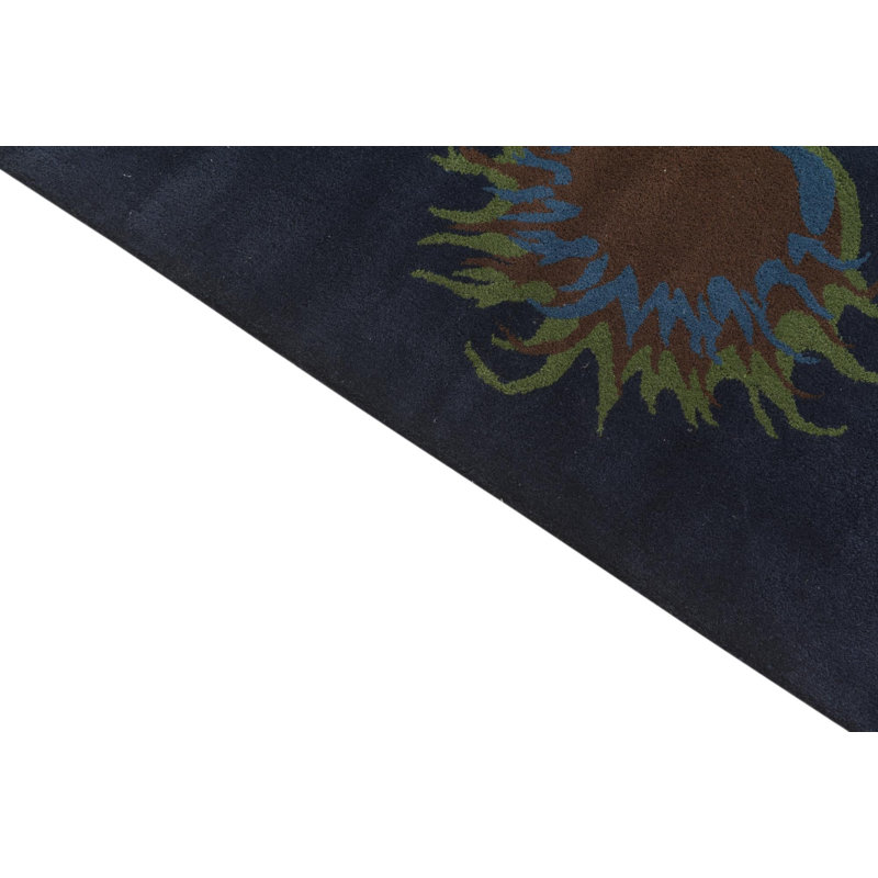 Square 7'7 x 7'7 Pineland Navy Blue Rug