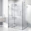 Monteray 38" W x 30" D x 73" H Hinged Frameless Shower Enclosure with 3/8  Clear Glass-50962068