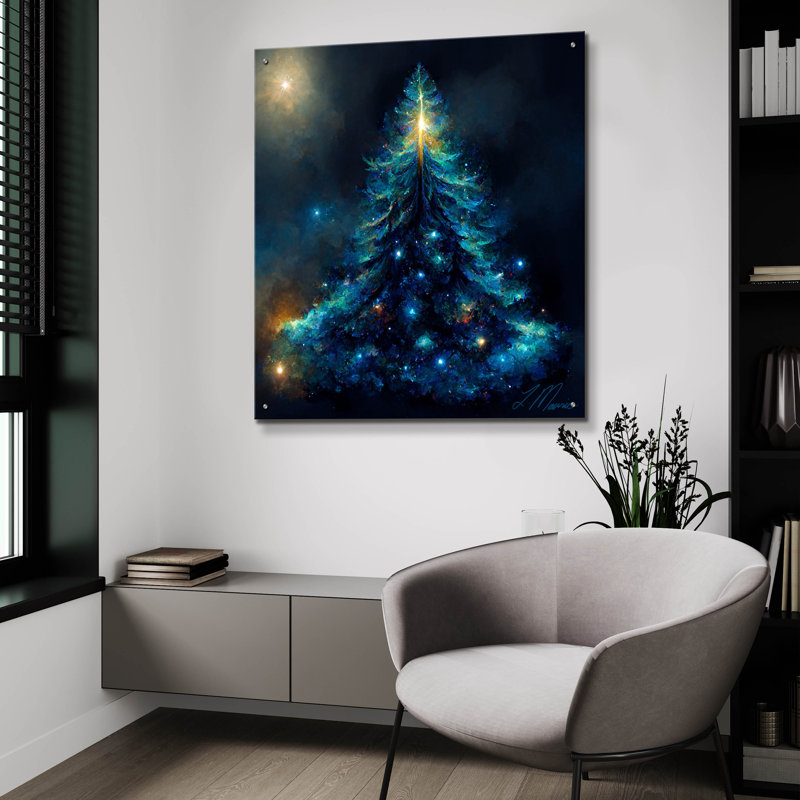 «Christmas Tree 1» par Tanya Mavric, H 36 po x l 36 po x P 0,2 po