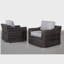 Chaise de patio avec coussins 2