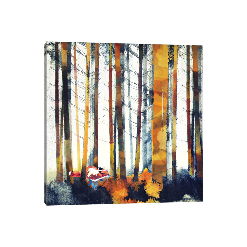 Autumn Hunt - Print on Canvas, Wrapped Canvas, 45.72 cm H x 45.72 cm W x 1.91 cm D