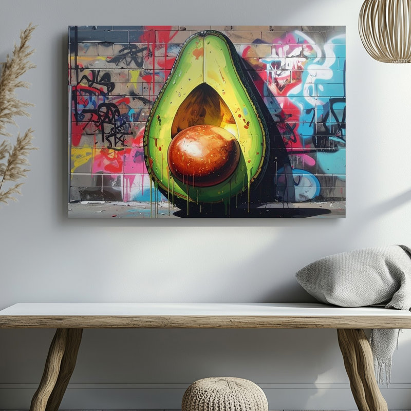 Impression sur toile, art mural graffiti, H 30 po x l 40 po