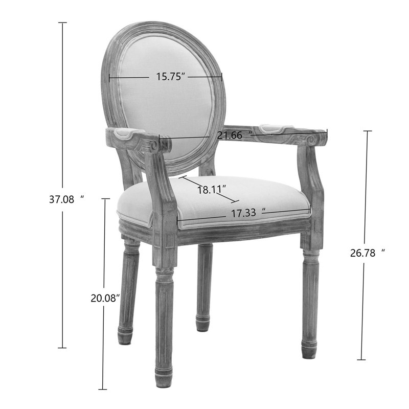 Fauteuil de 18,9 po de largeur Maina