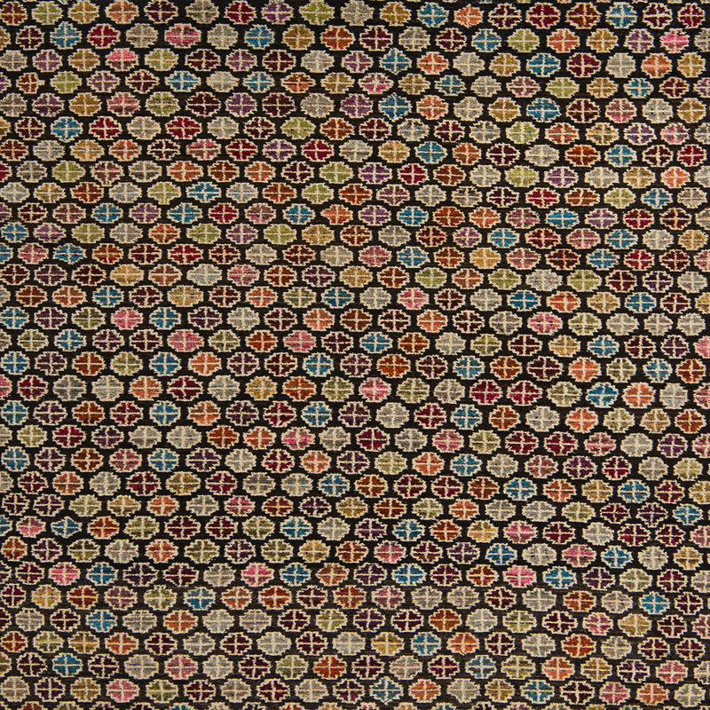 Tapis abstrait moderne 5374, Carré 6 pi