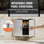 BBQ Access Door, 31W x 24H Inch Double Outdoor Kitchen Door