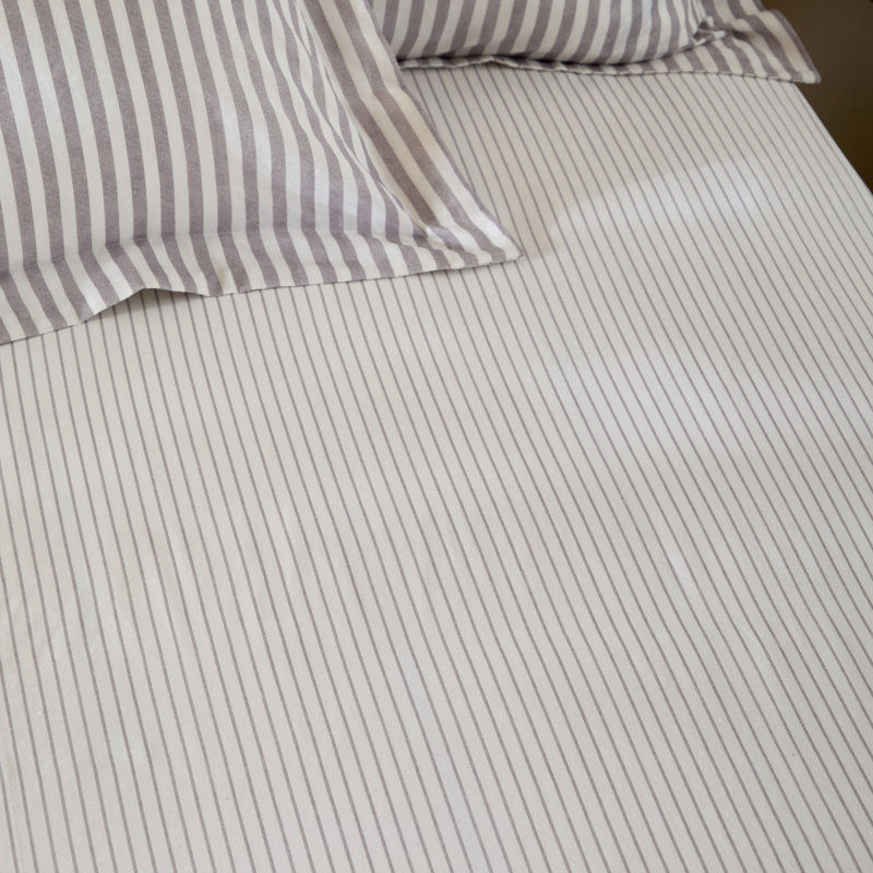 Hebden 100% Cotton Machine Woven Fitted Sheet, Purple, Super King (6')