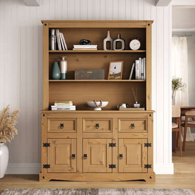 125cm Solid Wood Sideboard