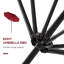 Parasol de patio avec manivelle Outsunny Tiers-779506543