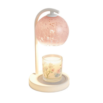 Lampe de bougie, 2 ampoules, (rose)