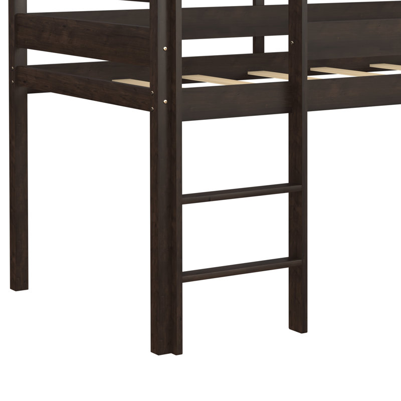Lit mezzanine simple Hiemkea Kids, Espresso